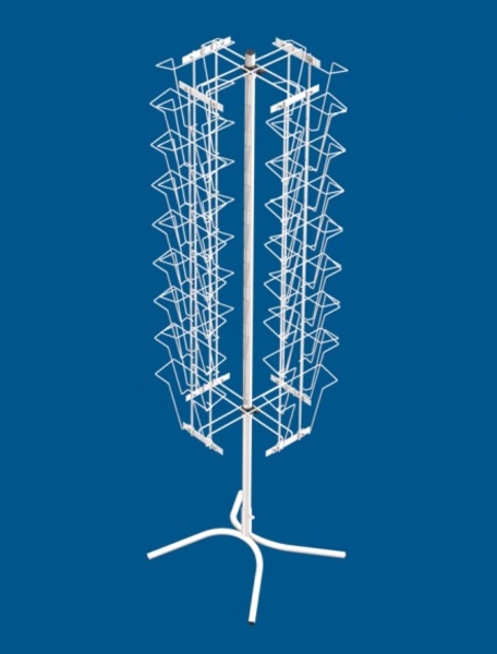 Стойка вращающаяся 32 ячейки А4 под журналы