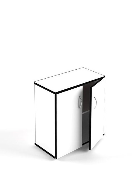 Шкаф малый низкий для офиса и дома Ш-01