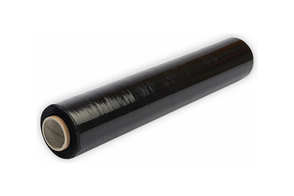 Стрейч черный 1,5кг, первичка 23мкм