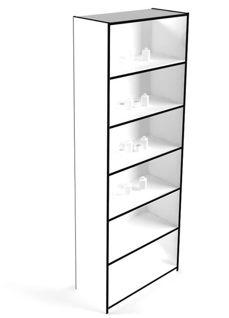 Стеллаж из ДСП глубиной 400мм серии Эконом Ст-34