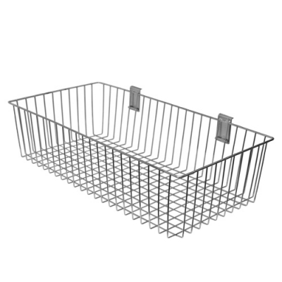Хром.корзина на решетку L=585mm B=300mm H=200mm Р6020