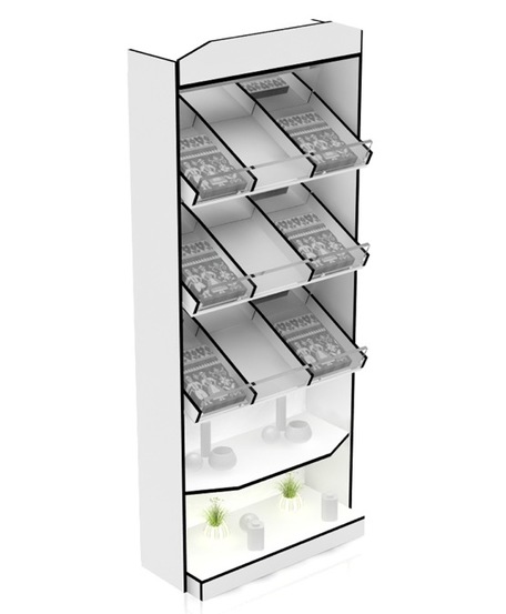 Стеллажи с ячейками (лотками) Ст-112