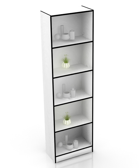 Стеллаж прямой обыкновенный узкий Ст-22