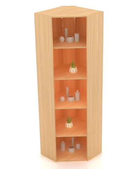 Стеллаж угловой из ЛДСП (внутренний) СТ-13